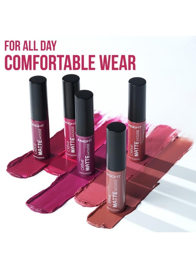 إنسايت كريم إنسايت موس مطفي | ملمس مخملي | لمسة نهائية مطفية ناعمة | غني بالسكوالين | تركيبة خفيفة الوزن تدوم طويلاً | لون البرقوق السكري - 6.5 غرام - Image 3